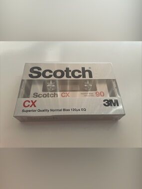 SCOTCH  CX  90 Blank Cassettes Tapes (NEW SEALED)